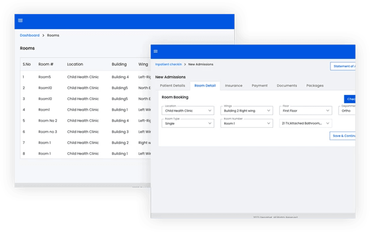 Easy patient admission