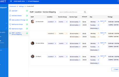 Improve staff morale and motivation through intuitive and easy user interface