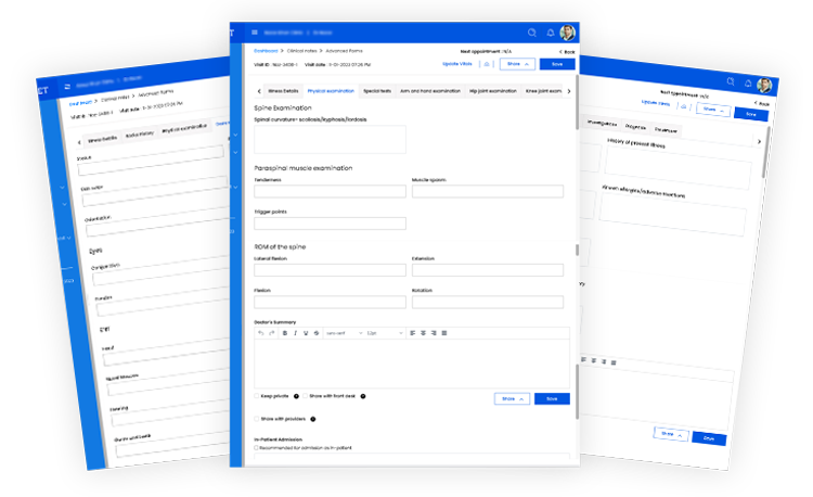 Save your patient’s records in the format you choose.