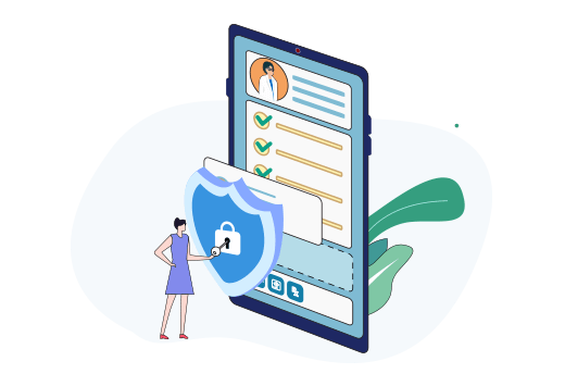 Access to client data at point of care.