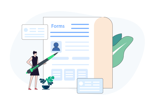 Personalise forms used to chart patient complaints, HPI and medical history