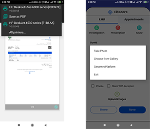 Integrate with smart phone features like camera, scanner etc.