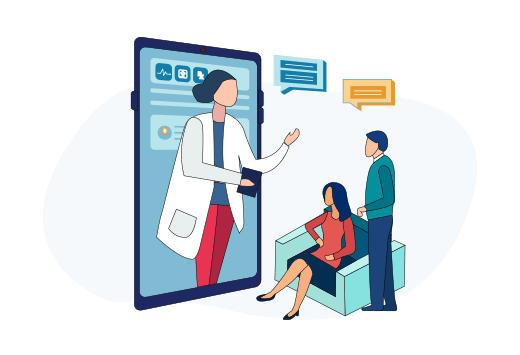 Use virtual teleconsulting to conveniently reach patients for follow-up