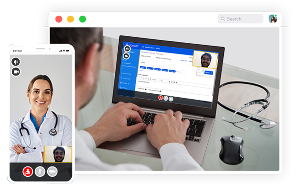Secure video consultation that seamlessly integrates with your practice.