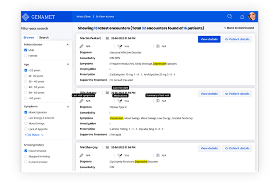 Draw intelligence from your health care records.